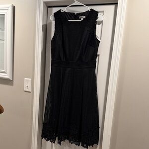 Elegant Black Lace Dress